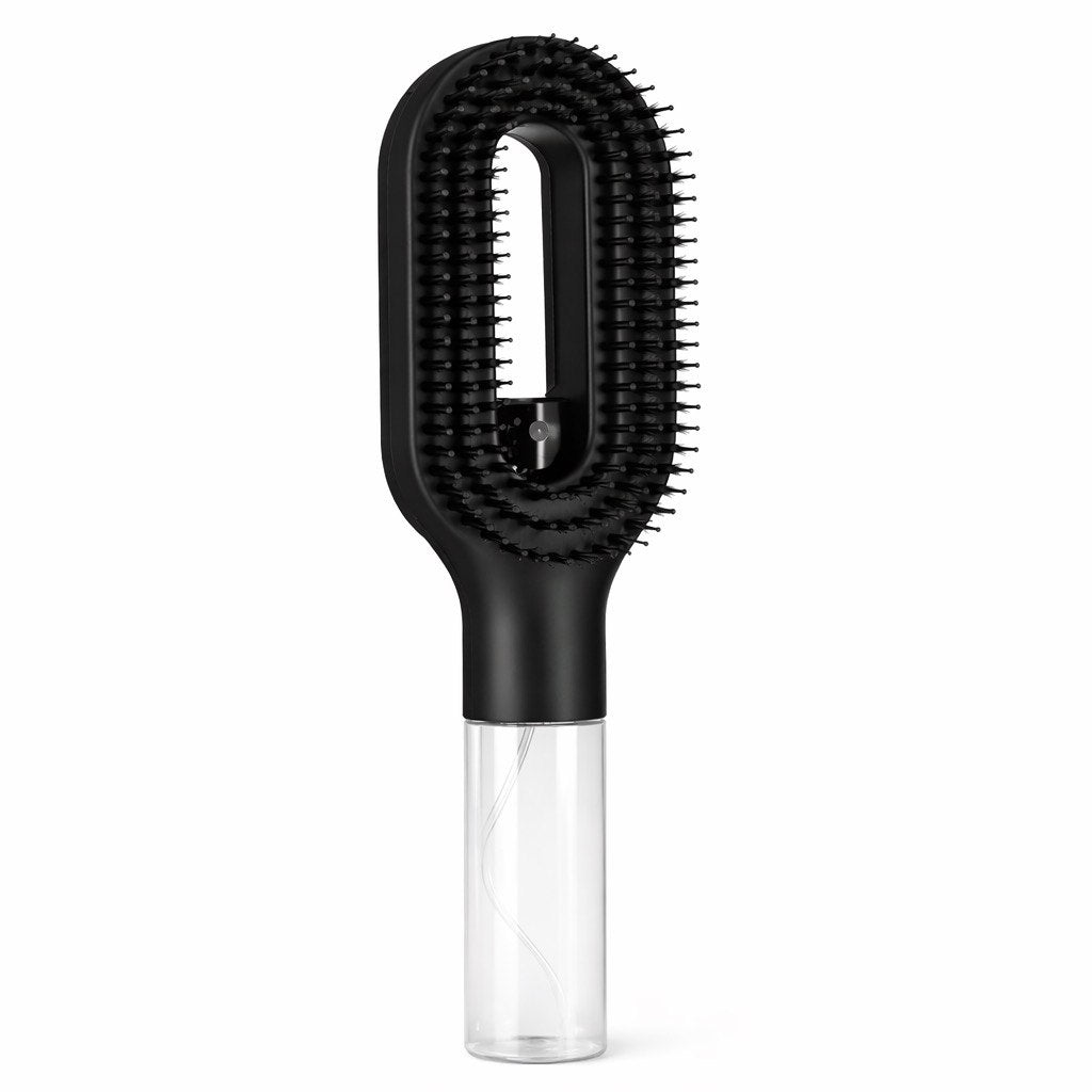2-in-1 spray hair brush