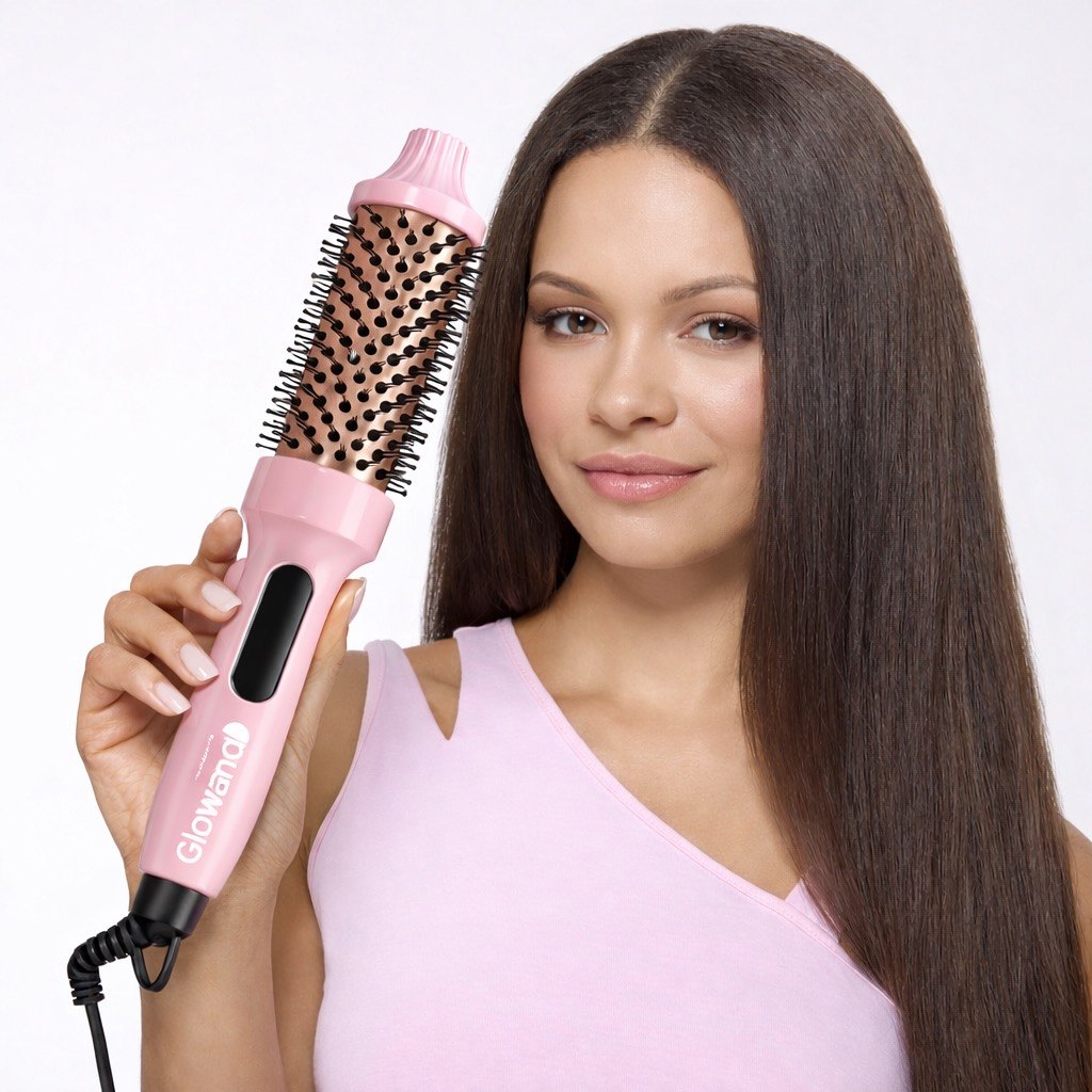 Blow dry brush-pink